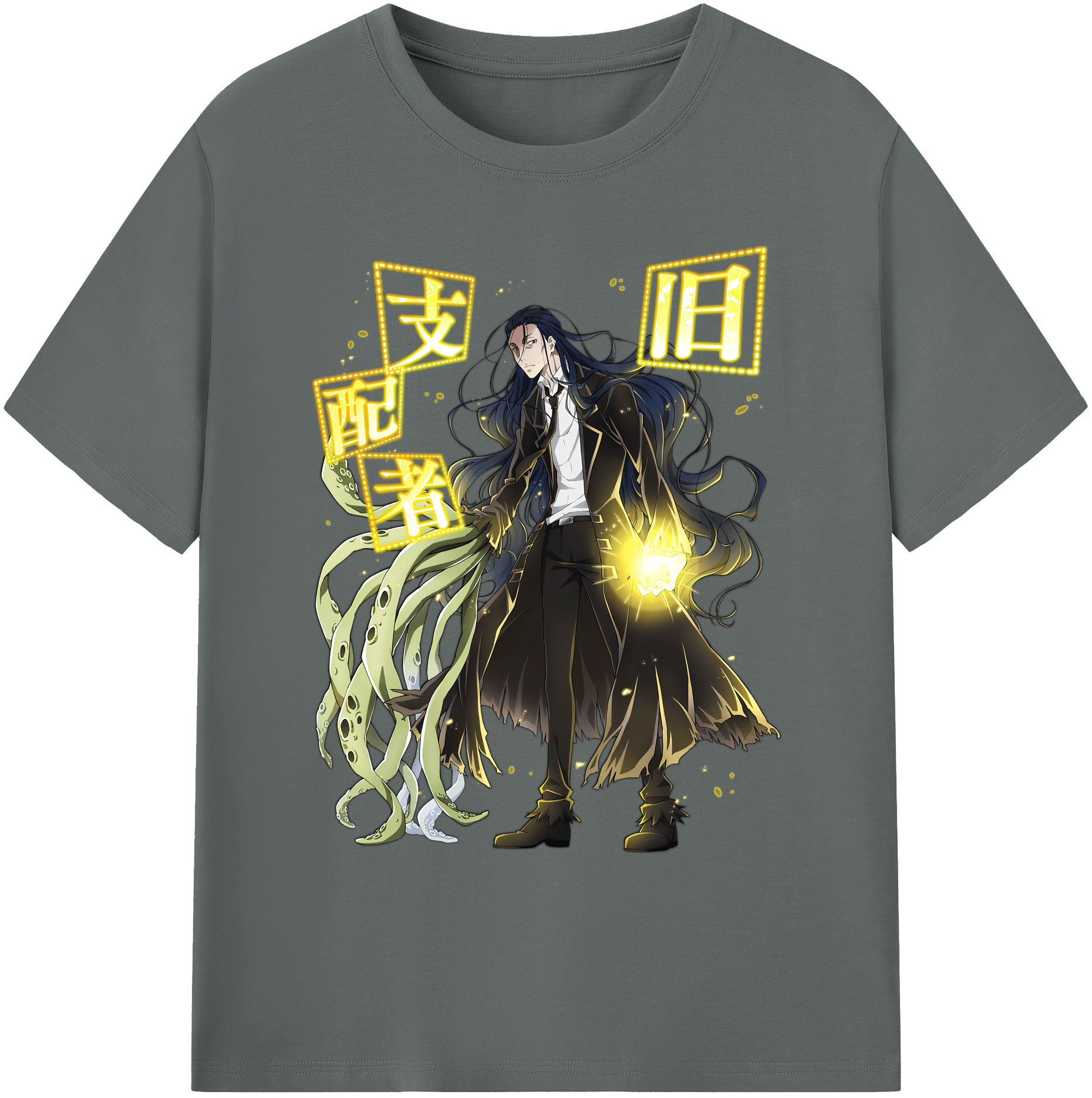 （画像用） 文豪ストレイドッグス Bungo Stray Dogs 綿100％ メンズ半袖Tシャツ｜肌触りやわらか＆通気性